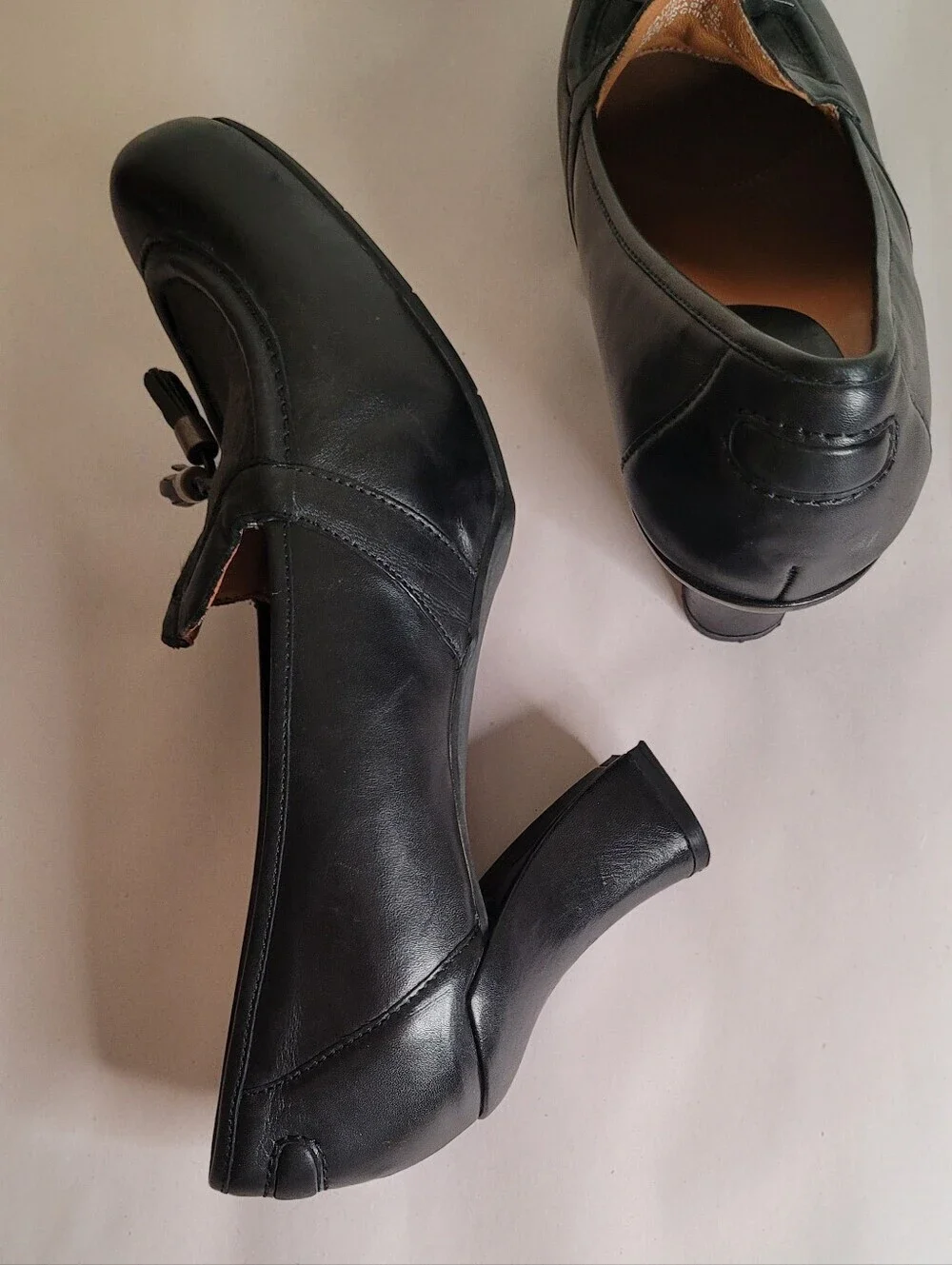 Earthies Carenna Pony Hair Leather Heels 11
